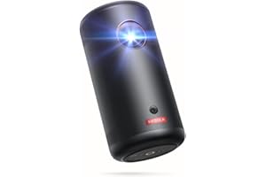 ‎NEBULA Nebula Capsule3 Mini Beamer, Smart Projektor, 1080p, WLAN, 200 ANSI-Lumen, Tragbarer Beamer, mit GTV, Netflix Vorinstalliert, Dolby Digital, 120-Zoll Bild,integrierter Akku, 2,5 Stunden Spielzeit