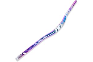 WLDOCA Manillar de Bicicleta de Aleación de Aluminio Colorido Arco Iris para MTB Am XC DH Racing - 31,8mm x 780mm