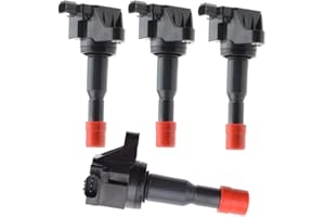 YHTAUTO Set of 4 Ignition Coils Pack for Honda Fit 2007-2008 I4 1.5L L15A1