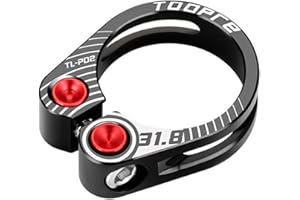 HOUSON Collier de serrage pour selle de vélo - Noir - 31,8 mm