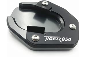 HRTLSS Kickstand Extension Plate Pad, For Triumph TIGER 900 TIGER 900 GT GT PRO TIGER 900 GT LOW TIGER 850 SPORT Kickstand Foot Side Stand Extension Support Plate Pad