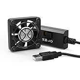 ELUTENG Mini 40mm 5V USB Fan Desk PC Fans with L/M/H 3 Adjustable Speed Portable USB Computer Fan USB Case Box Electronic Coo