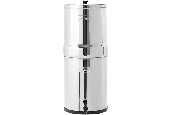 Royal Berkey RB4x2-BB Système de filtration d’eau avec 2 éléments noirs, par Berkey
