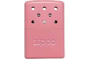 Zippo-handvärmare – 6 timmars värme – Påfyllbar med bensin för tändare – Återanvändbar – Fickvärmare i