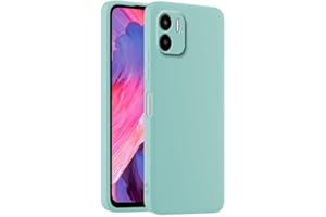 HULLIN Funda de Silicona Colorida para Teléfono, Adecuada para Redmi A1 / Redmi A2 (6.52") - Cian Claro