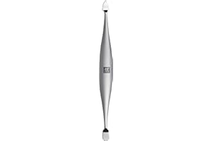‎ZWILLING ZWILLING Nagelhautschieber (Nagelreiniger, Doppelinstrument, für natürliche und künstliche Nägel geeignet), Premium, Silber, 125 mm
