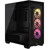 CORSAIR 3500X Mid Tower Kasa 4xRS120 Fan PWM 4in1 Fan Kablosu & RGB Kablo + RM850e 80+ Gold Modular PSU Bundle - Siyah (CC-99