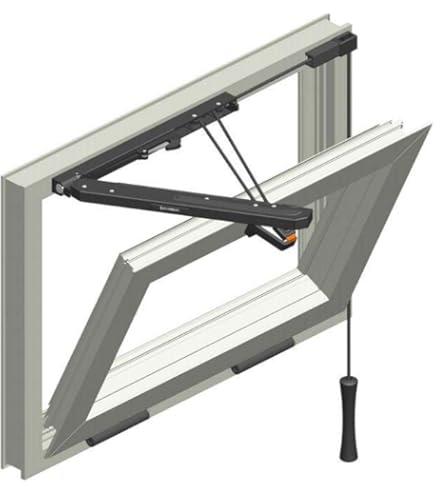 SYSTÈME DE FERMETURE Pour Fenêtre À Vasistas En Aluminium Scarabeo Esinplast. EUR 59,51 - FR