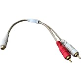 Rca &Ccedil;oklayıcı Kablo 2 Erkek 1 Dişi Tos Kablo
