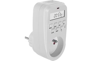 ‎GREEN BLUE GreenBlue GB362 E Włącznik Czasowy, Timer cyfrowy, Maksymalne Obciążenie 16A, IP20