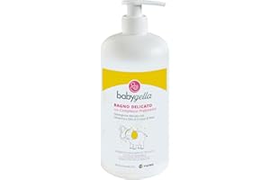 Babygella Bagno Delicato, Detergente Neonato con Complesso Prebiotico, Glicerina e Olio di Crusca di Riso, Confezione da 500 ml