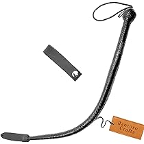Lot De 10 Fouets De Dressage TISSERAND – Cuir, 36 Pouces, Noir (65-5120)