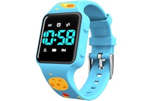 aswan watch Digital Watch for Potty Training, Drinking Water and Hand Washing with 15 Alarm Clocks, Countdown, Vibration, Music, Silicone Wristwatch for Girls and Boys