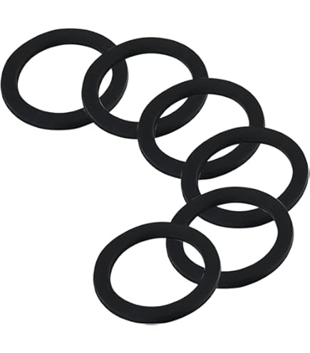 Leloo Lcuihong-Rondelle Ad Anello Guarnizioni Piatte In Gomma Nitrile 50 PCS, NBR Oil Proof O Ring Gommmet Rubinetto Rubinetto Ugello Idraulico Ugello Sigillatura, Resistente All'Usura - Foto 12