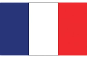 TrendClub100® Fahne Flagge „Frankreich France FR“ - 150x90 cm / 90x150cm