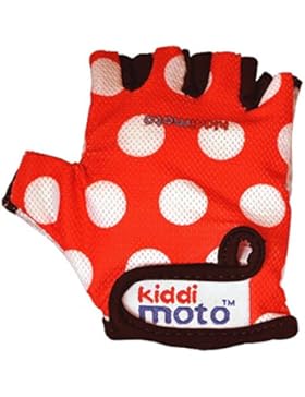 Kiddimoto - Glv012/S Guanti Rosso Dotty Taglia S