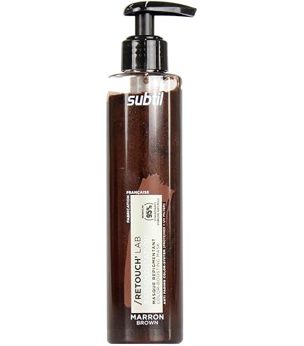 Shampooing Repigmentant Subtil Retouch'Lab Rouge - 250 Ml, Pour Cheveux Colorés, Soin Lotion