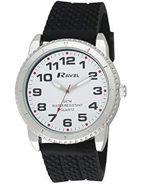 Ravel Herren-Armbanduhr Analog Quarz Schwarz R5-20.3G