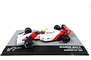 OPO 10 - Vettura di Formula 1 1/43 Compatibile con McLaren MP4/7# 1 Ayrton Senna Germania GP F1 1992 (723)
