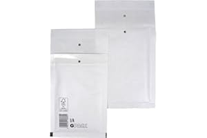 Global Pack 100 Luftpolsterumschläge Luftpolsterumschläge 1/A 120 x 175 mm