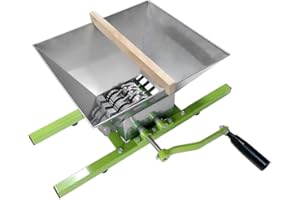 Froadp 7L Edelstahl Obstmühle Mobile Maischemühle Obst Schredder Rübenmühle mit Handkurbel Weinpressen Werkzeuge Set Schnitzelpressen Apfelpresse für Obstweine Fruchtsäfte Apfelsaft…