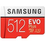 Samsung Memorie MB-MC512GA EVO Plus Scheda microSD da 512 GB, UHS-I U3, Fino a 100 MB/s, con Adattatore SD