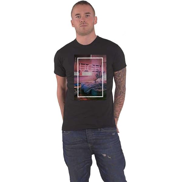 The 1975 Official Logo T-Shirt - Band Merch Unisex Tee In Black - View #4