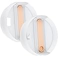BLMHTWO 2 Pack 40 oz Tumbler Lids for Stanley Tumbler 40 oz Reusable Spill Proof Splash Resistant Replacement Lids Cover Fit for Stanley and other Tumbler 40 oz, Pink