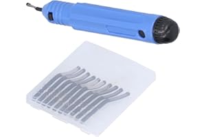 CUQUE Di Resin, Entgratungswerkzeug Entgratungs-Fasenmesser-Kit für Holz zum Schneiden von runden Lochkanten für Metall für Kunststoffe