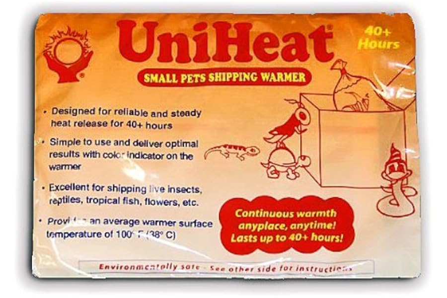 Uniheat 40 Hour Tropical Fish Shipping Warmer Heat Pack x 5