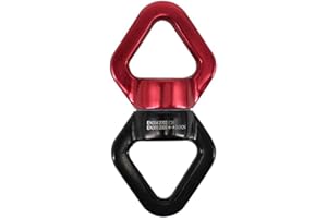Reuvv Swing Swivel 30 Kn Pulley Safest Rotational Device Hanging Climbing Swivel Hook Accessory 360 Degree Rope Swivel Connector For Climbing Aerial Dance Hammock And Swing
