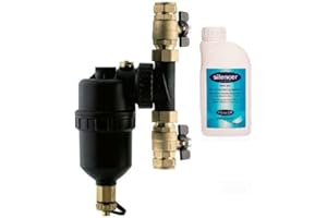 22.5 TEAM CONTROLS Team Controls Magnetic Inline Boiler Filter 22mm Inline for Central Heating + *FREE* Silencer