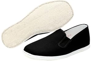 G-LIKE Kampfkunst Chinesische Peking Stoffschuhe - Traditionelle Handgefertigte Herren Damen Freizeitschuhe Hausschuhe Kung Fu Tai Chi Flache Schuhe Casual Slipper Sneaker – Baumwolle
