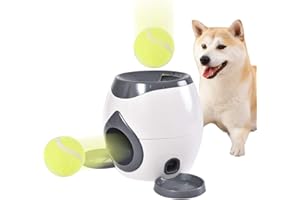 Egosy Addestratore di Memoria di attività del Cane Giocattoli interattivi per Animali Domestici e Proprietari Macchina per Palline per Animali da Compagnia Lanciatore per Palline da Tennis