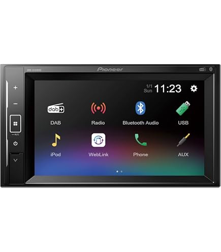 Pioneer AVH-Z5200DAB Android Auto Carplay Einbauset Für Suzuki Swift Sport Fz Nz 108037 54174