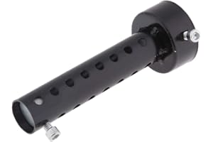 D DOLITY Silenziatore DB Killer Tubo Scarico Smontabile 47-50mm Universale Motociclo - Nero