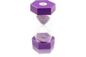 DREAM HORSEX Clessidra, orologio a orologeria a clessidra, scuola a casa e giochi ufficio festa regali regali di carnevale premi di carnevale, eventi al coperto, grande per i bambini, 5 min, Viola