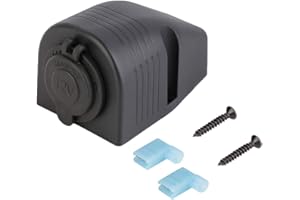 GOFORJUMP Adaptador del Poder del Cargador del zócalo del Encendedor del Cigarrillo de Coche 12V para el Barco del camión del Coche