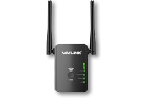 WAVLINK WiFi Extender Booster, N300 WiFi Booster with Single Band, 2 Antennas, Router, Repeater and AP mode, MIMO, for Indoor 100m