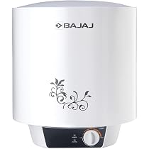 Buy Bajaj New Shakti Neo 10L Vertical Storage Water Heater| Star Rated  Geyser| Water Heating with Titanium Armour u0026 Swirl Flow Technology|  Glasslined Tank| Wall Mounting| 1-Yr Warranty by Bajaj| White Online