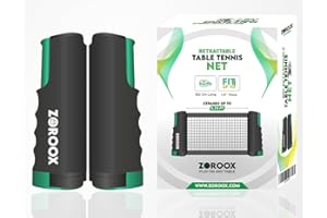 ZOROOX Table Tennis Net | Portable | Retractable | Easy Install Portable Table Tennis Net for Any Table. Easy to install & Durable