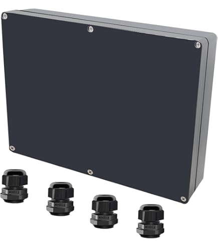 thumbnail image 2 of YXQ 5x5x3 Inch Electrical Junction Box - IP65 Waterproof ABS Project Case Enclosure 2 of 12
