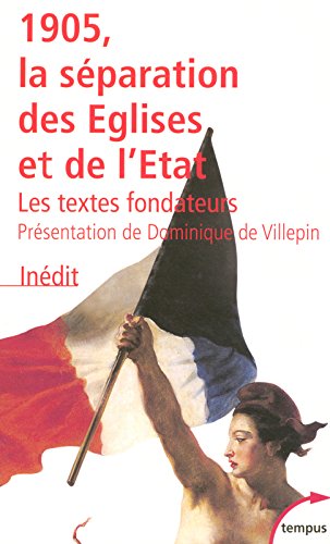 couverture de : 1905, la s&eacute;paration des &eacute;glises et de l'Etat