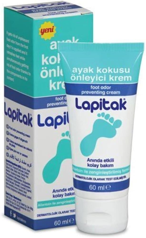 Lapitak Ayak Kokusu Önleyici Krem 60ml