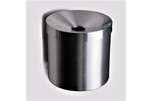 Wandaschenbecher Edelstahl Ø 145x165 mm rund Volumen 2,7 ltr. Marke Szagato Made in Germany (Industrie Standaschenbecher modern Design Aschenbecher für draussen aus Metall für innen und außen)