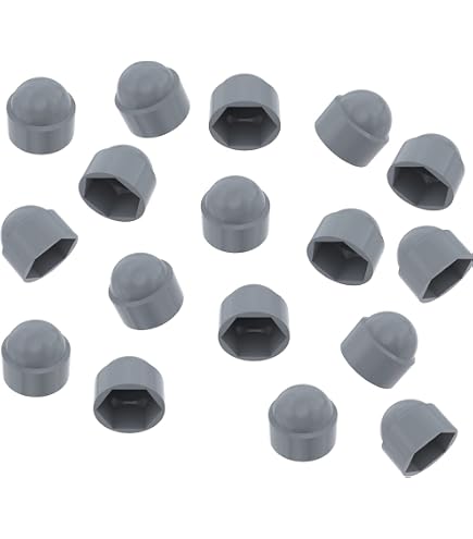 Plastic Nut And Bolt Protection Dome Cover, Black Hex Nut Protective...