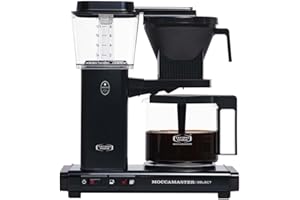 Moccamaster KBG Select, Cafetera de Filtro, Cafetera, Negro, Black, 1.25 Litros