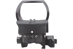 Vector Optics Ratchet 1x23x34mm 1 MOA per Click Tactical Red DOT Scope Sight with Red & Green Illuminated Mutil Reticles, Equipped with QD Quick Release Picatinny Mount, 5 Levels of Illumination