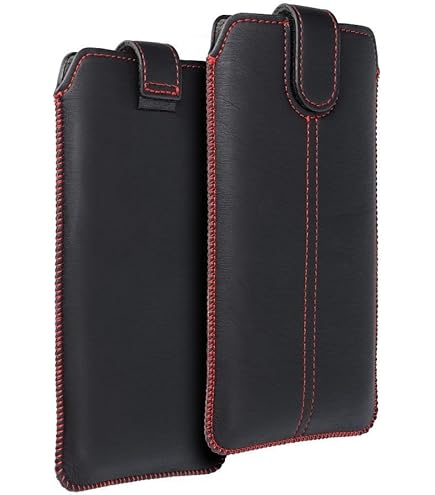 Custodia In Vera Pelle Per OnePlus 8 Pro Suncase - Con Linguetta Di