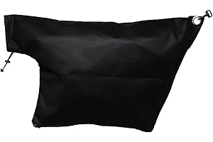 FIXEDBYU Universal Fangsack für Laubsauger Laubbläser mit einem Anschluss bis 130mm Durchmesser | Auffangbeutel mit Reißverschluss | Verstellbarer Auffangsack | Ersatz Auffangsack Laubfangsack für Laubbläser